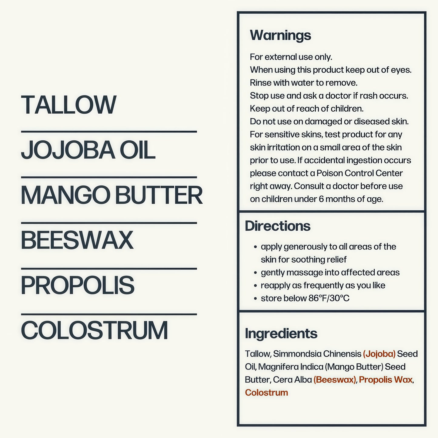 Sky and Sol Everything Cream 100% Grass Fed Beef Tallow Moisturizer Moisturizer for Face and Body, Day & Night Skincare, Safe Natural Ingredients, After-Sun Care, All Skin Types, 3 oz